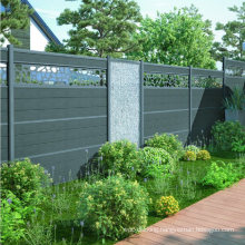 WPC Fence Outdoor Garden Privacy Composite Board Waterproof Fencing Trellis